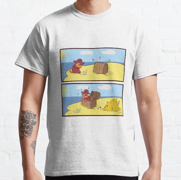 Scribbly G Pirate Kitty Comic Classic T-Shirt