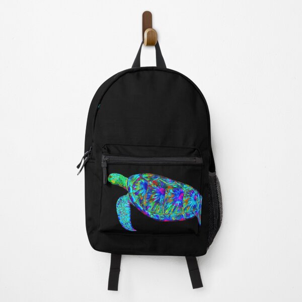 Item preview, Psychedelic neon sea turtle designed and sold by just-art.
