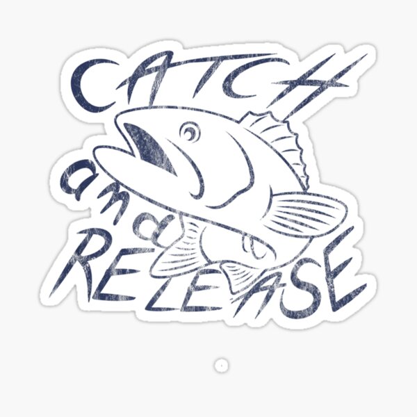 Catch & Release Unlimited Fishing Trout - Sticker