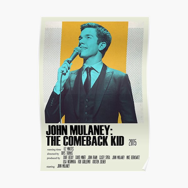 John Mulaney: The Comeback Kid Alternative Poster Art Movie Large (1) Poster