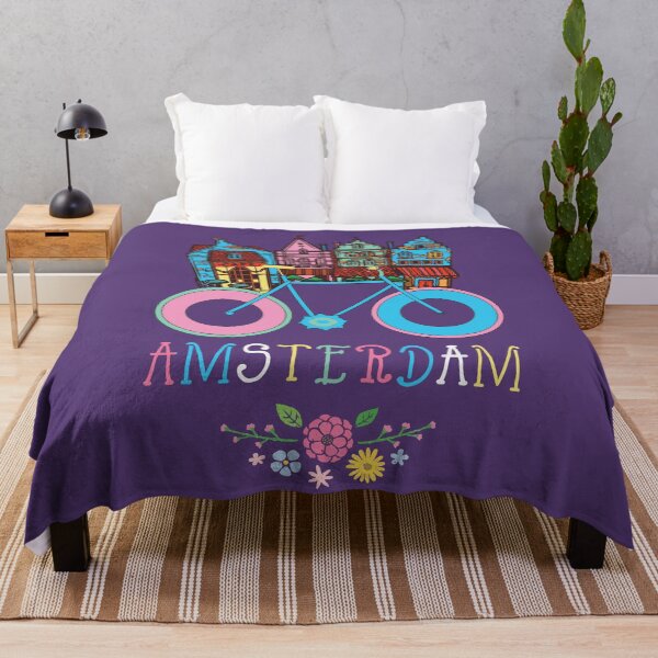 Item preview, Floral Amsterdam Netherlands Bike Souvenir designed and sold by MrEddie10.