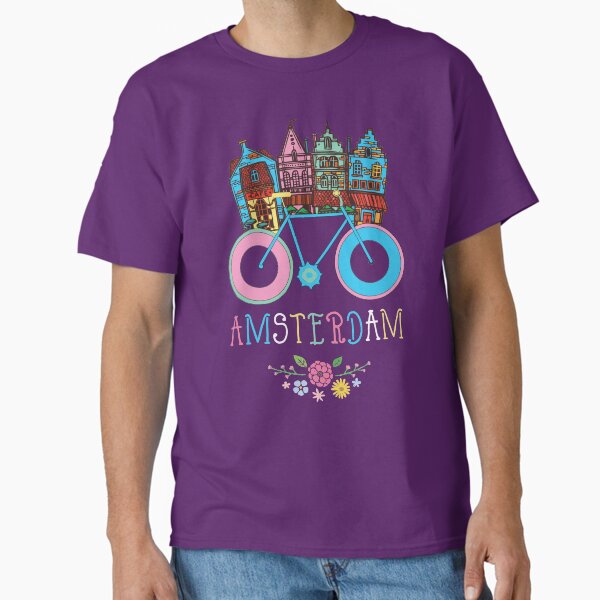 Item preview, Floral Amsterdam Netherlands Bike Souvenir designed and sold by MrEddie10.