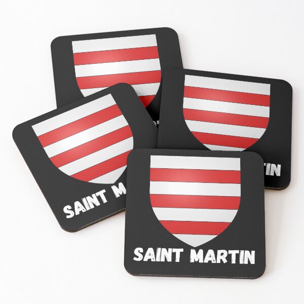 Item preview, Saint Martin coat of arms flag designed and sold by Original1977.