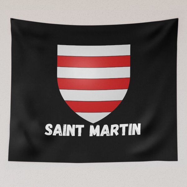 Item preview, Saint Martin coat of arms flag designed and sold by Original1977.