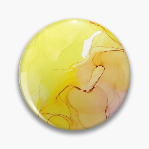 Item preview, Pink, Orange, and Yellow Abstract 2121 Alcohol Ink Painting by Herzart designed and sold by herzart.