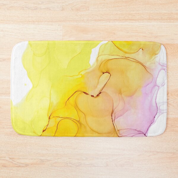 Item preview, Pink, Orange, and Yellow Abstract 2121 Alcohol Ink Painting by Herzart designed and sold by herzart.