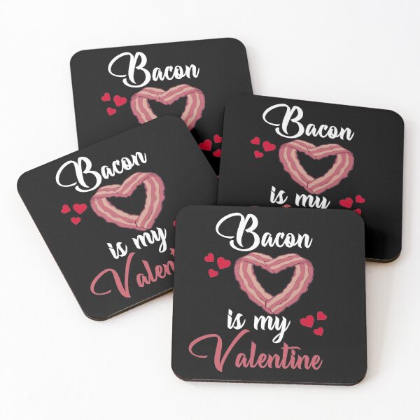 Item preview, Bacon is my Valentine - Funny Bacon Quote designed and sold by trendistic.