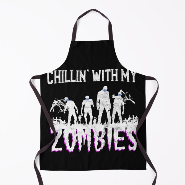 Item preview, Chillin with my zombies - Funny Zombie Halloween designed and sold by majuga.