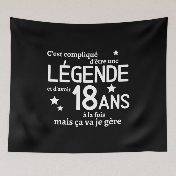 Item preview, Being a legend and being 18 as a gift of humor designed and sold by TeeJfm.