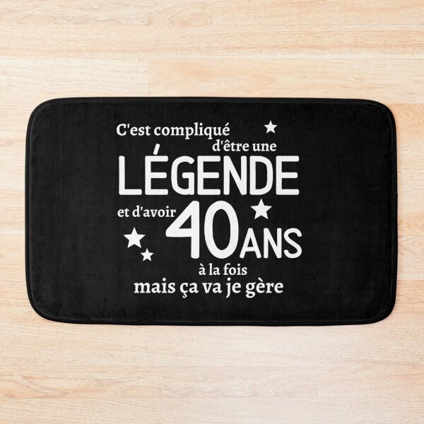 Item preview, Being a legend and being 40 years old, a gift of humor designed and sold by TeeJfm.