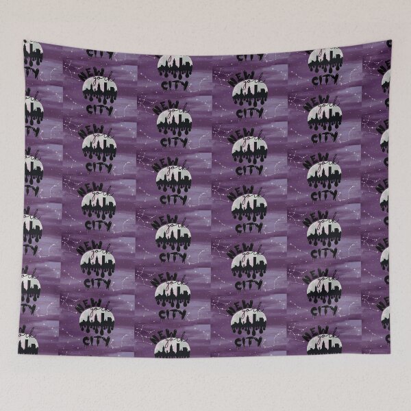 Item preview, New York City Galaxy Skyline designed and sold by obsessedwithsab.