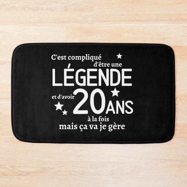 Item preview, To be a legend and to be 20 years old, a gift of humor designed and sold by TeeJfm.
