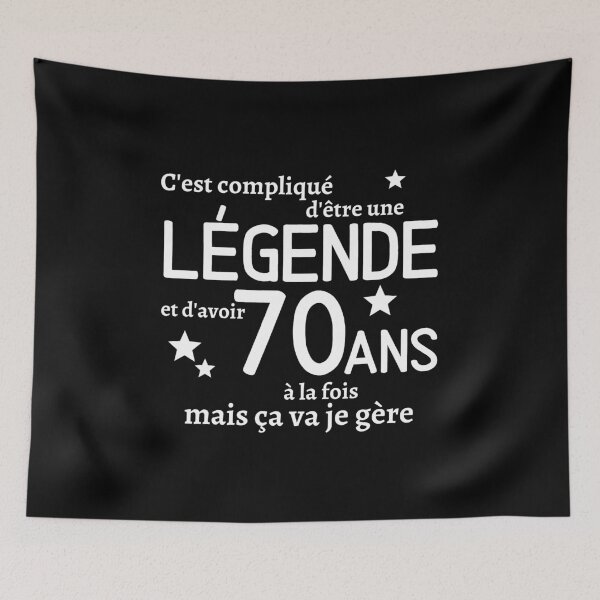 Item preview, To be a legend and to be 70 years of age designed and sold by TeeJfm.