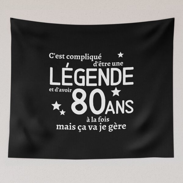 Item preview, Being a legend and being 80 as a gift of humor designed and sold by TeeJfm.