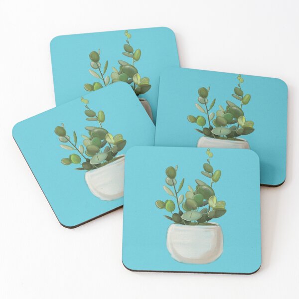 Item preview, Silver dollar plant digital illustration designed and sold by SibPop.