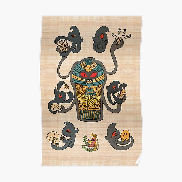 Cofagrigus & Yamask Poster