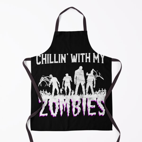 Item preview, Chillin with my zombies - Funny Zombie Halloween designed and sold by majuga.
