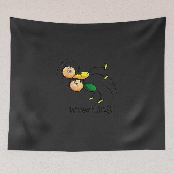 Item preview, Wrestling Stickman Kick Boxing Sports Team Club Judo Karate designed and sold by MaryWhi43.