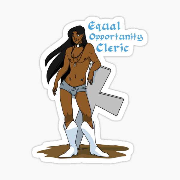 Equal Opportunity Cleric - Text Sticker