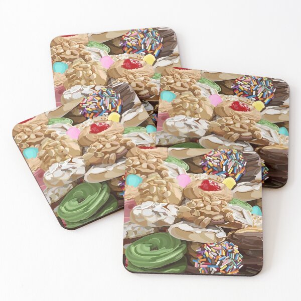 Item preview, Sweet Italian Cookie Platter All Over Pattern designed and sold by Deborah Camp.