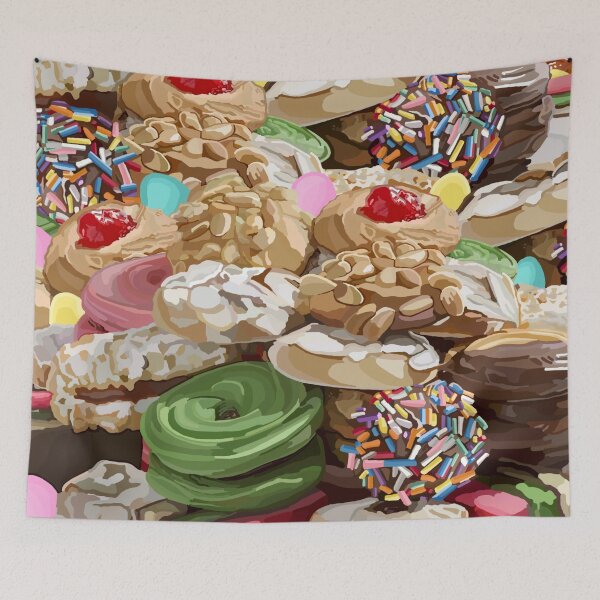 Item preview, Sweet Italian Cookie Platter All Over Pattern designed and sold by Deborah Camp.