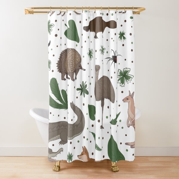 Australian Animals Art Shower Curtain
