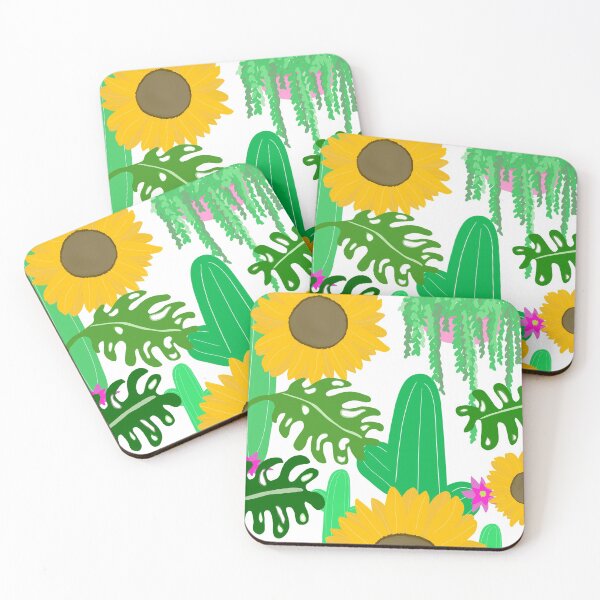 Item preview, Mental garden. Sunflowers, monsters and cacti. designed and sold by Bonjan.