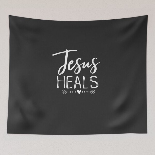 Item preview, Jesus Heals Christian Faith Health Healing Hope Tee designed and sold by MaryWhi43.
