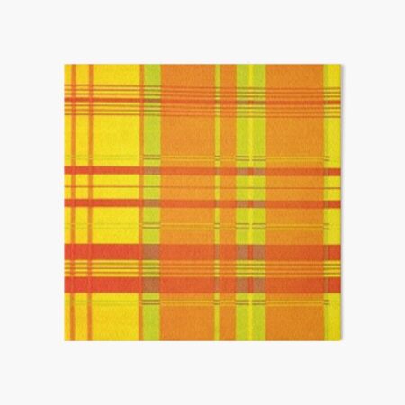 Aperçu de l'œuvre Madras orange jaune rouge créée et vendue par UrbanLuvColor.