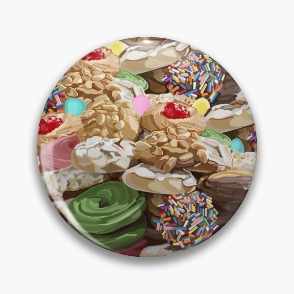 Item preview, Sweet Italian Cookie Platter All Over Pattern designed and sold by Deborah Camp.