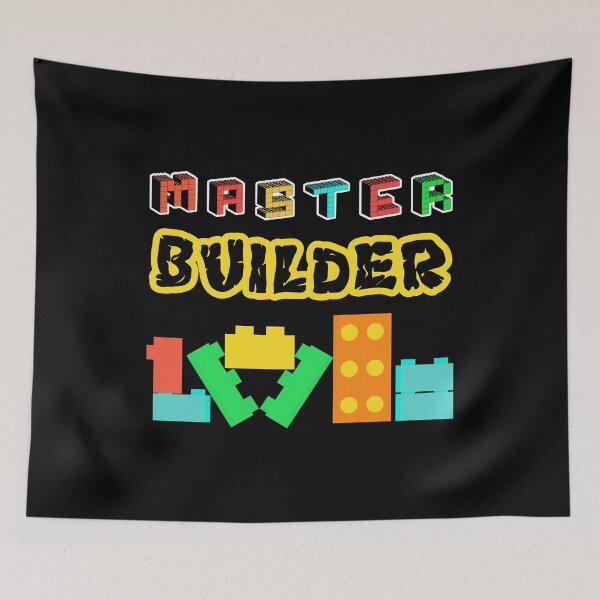Item preview, Master Builder Building Bricks Blocks Pieces Shape Kids Toys Play Children Toy Build Construction Educational Toy designed and sold by shirti.