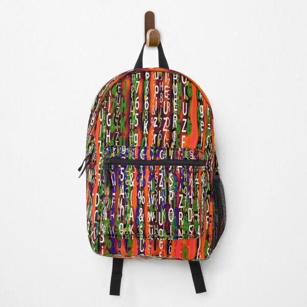 Item preview, Abstract futuristic numbers and letters matrix design designed and sold by Motivationftp.
