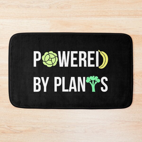 Item preview, Powered by Plants - Vegetarian - Vegan - Funny Veggie Lover designed and sold by AnyKitty.