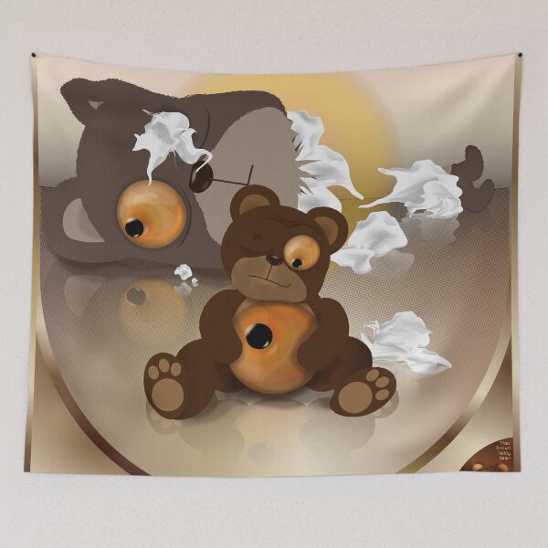 Item preview, That Brown Teddy Bear: ALL MINE designed and sold by uniiunMB.