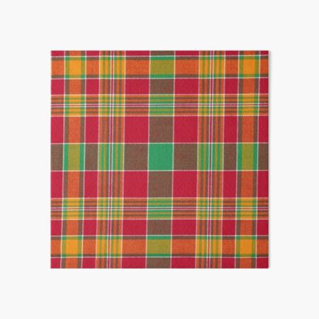 Aperçu de l'œuvre Madras rouge vert orange créée et vendue par UrbanLuvColor.