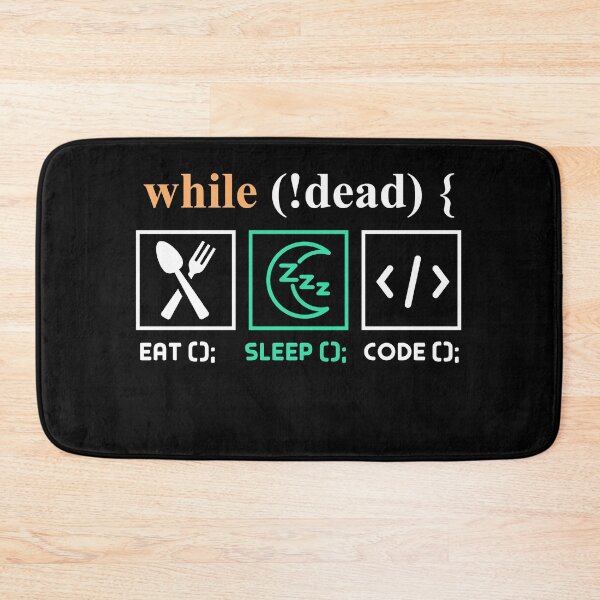 Item preview, During (! dead) Eat Sleep Code designed and sold by Mesyo.