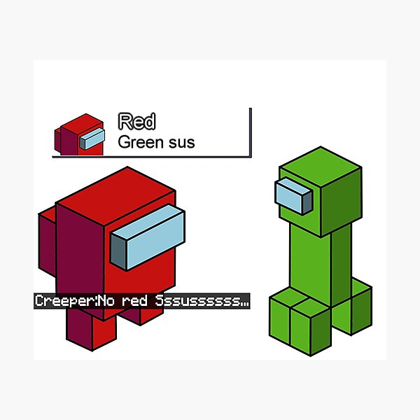 Minecraft Creeper Pixel Wall Art Redbubble