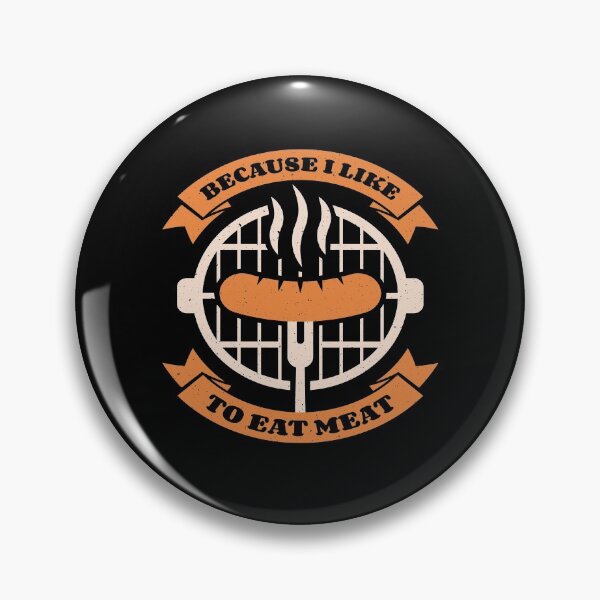 Item preview, Because I Like To Eat Meat Cow Grill BBQ Meme designed and sold by MooonTees.