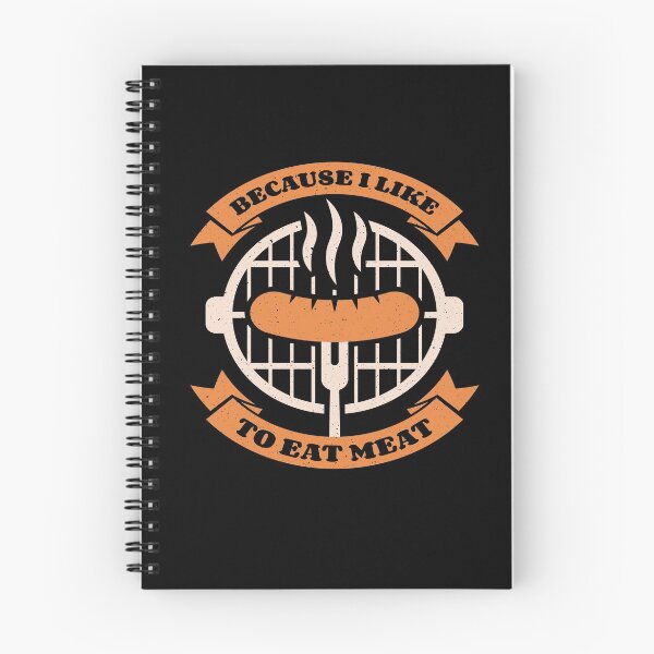 Item preview, Because I Like To Eat Meat Cow Grill BBQ Meme designed and sold by MooonTees.