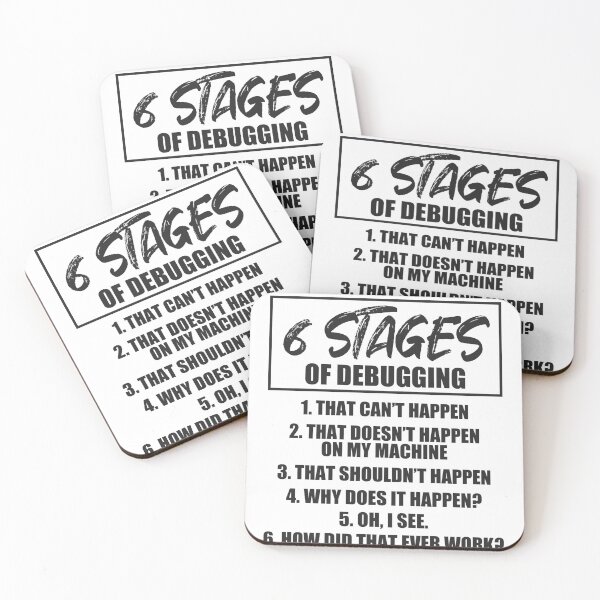 Item preview, 6 stages of debugging designed and sold by Mesyo.