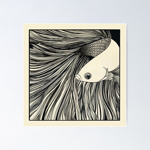 Hand Drawn Digital Artwork Poster