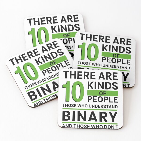 Item preview, 10 Types of People Binary Coding designed and sold by Mesyo.
