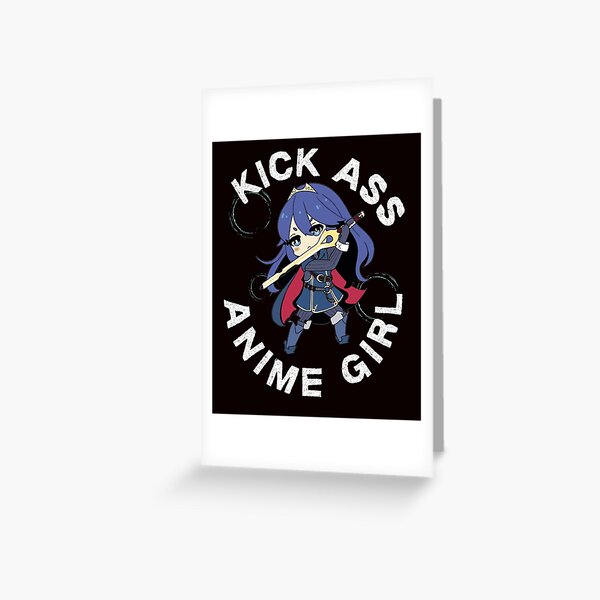 Anime Character Japanese Greeting Cards Redbubble