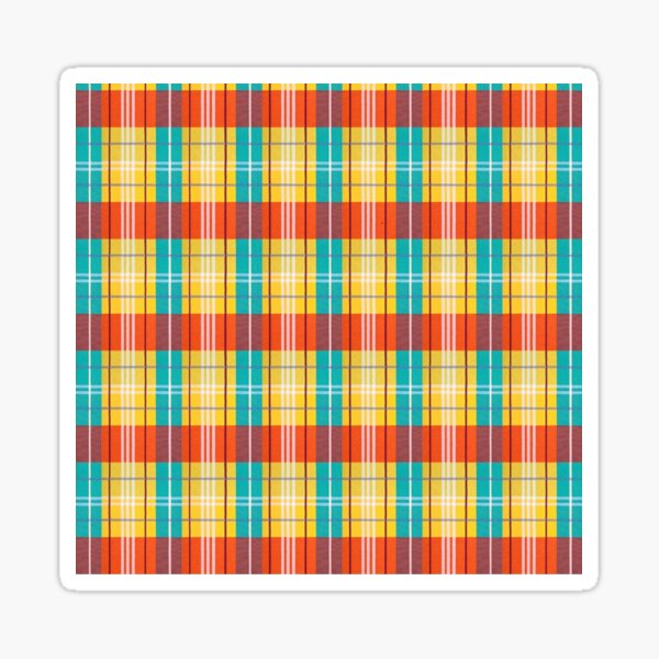 Aperçu de l'œuvre Madras multicouleur créée et vendue par UrbanLuvColor.