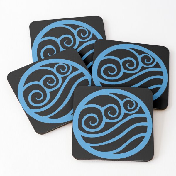 Item preview, Water Tribe Icon-Black/Blue designed and sold by Friend of Frogs.