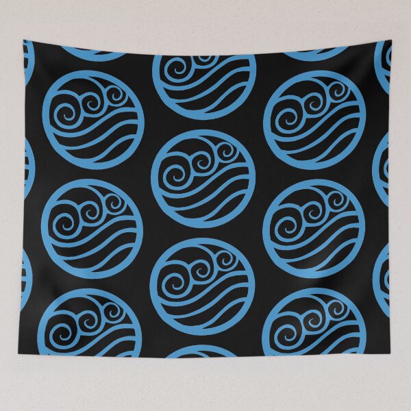 Item preview, Water Tribe Icon-Black/Blue designed and sold by Friend of Frogs.