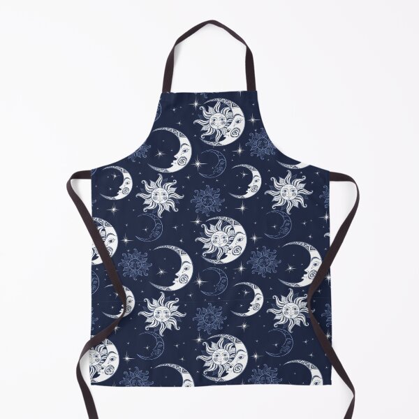 Item preview, Blue and white sun and moon - celestial pattern designed and sold by Jenniferagt.