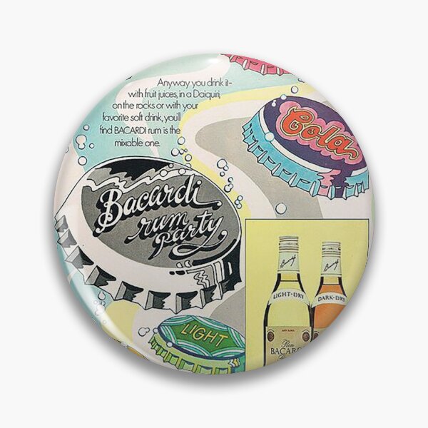 Item preview, Vintage Bacardi Rum Party Bottle caps Advertise designed and sold by FlemesShop.