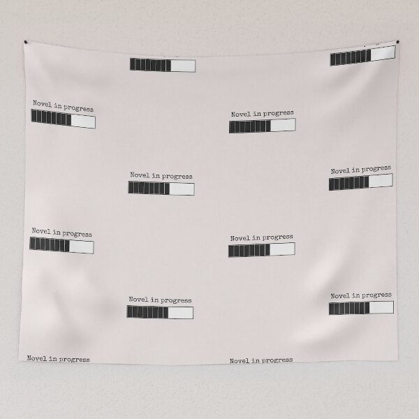 Item preview, Novel in Progress - Loading Bar designed and sold by UrbaneLibra.
