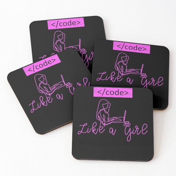 Item preview, Code like A Girl designed and sold by Mesyo.